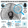 Ventilador Liliana VPM2016CB 20" 120W CoolBreeze + Repeler